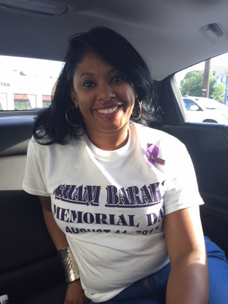 Asia Smith, of the Domestic Violence Response Team for the Shani Baraka Women’s Resource Center (Angela Helm/The Root)